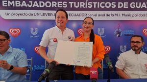 Unilever realiza alianza con la Alcaldía de Guayaquil.