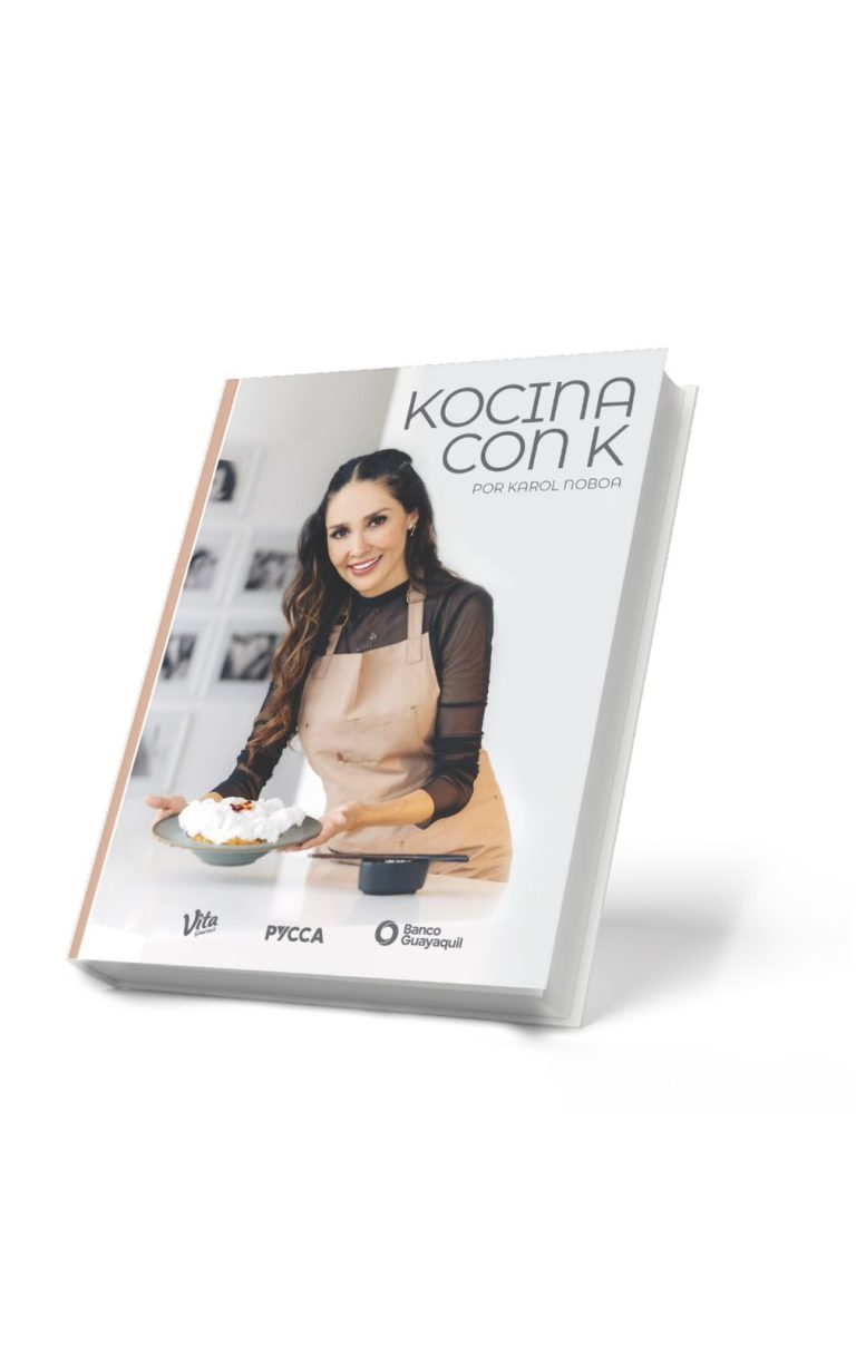 “Kocina con K”, el debut editorial de Karol Noboa.