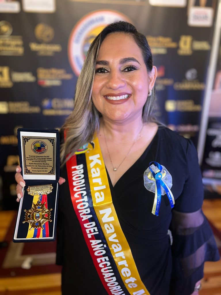 Productora y cineasta ecuatoriana Karla Navarrete.