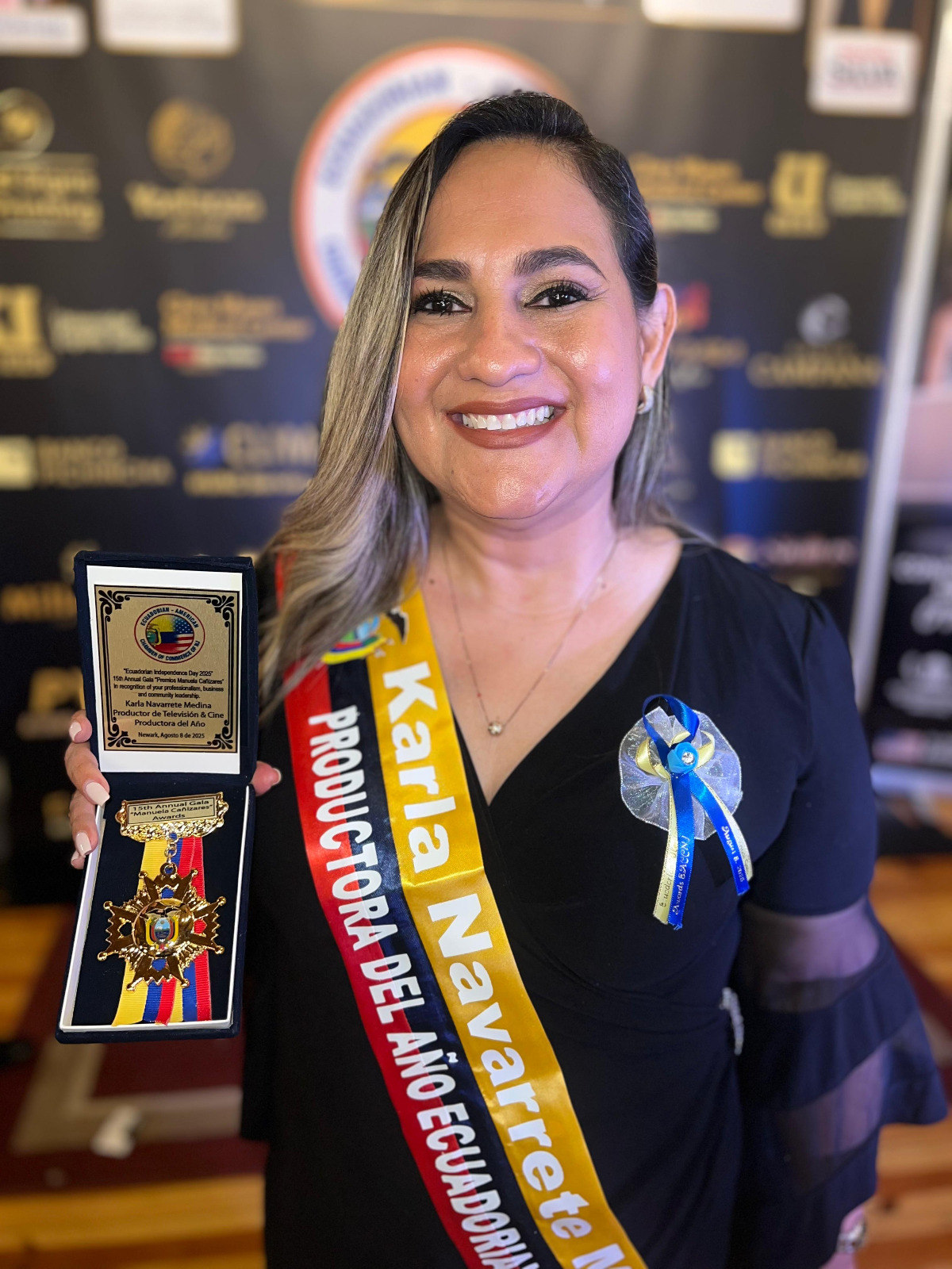 Productora y cineasta ecuatoriana Karla Navarrete.