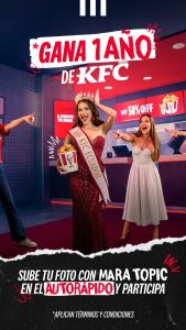 Mara Topic atenderá el Autorápido de KFC en Guayaquil.